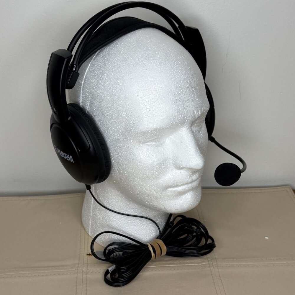 Yamaha CM500 Radio Communications Headset/Headphones Built in Microphone TESTED